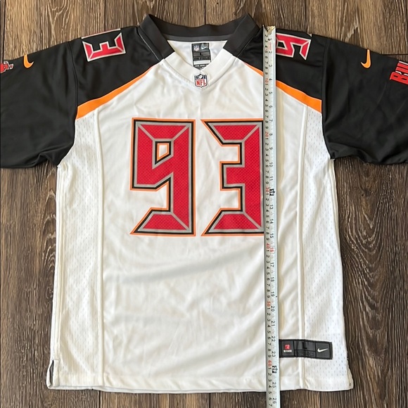 NWT NFL Tampa Bay Buccaneers Gerald McCoy #93 Jersey Nike On Field Youth L 14/16 - Picture 13 of 13